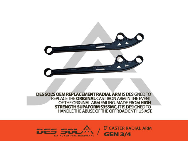 Gen 3/4 Jimny OEM Radial Arms by Des Sol