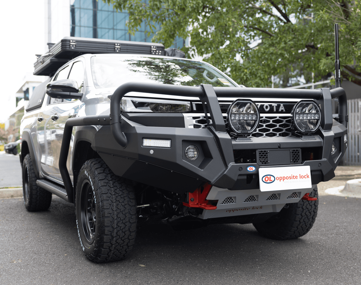 Post-Type Premium Bull Bar – 2026 N90 Toyota Hilux