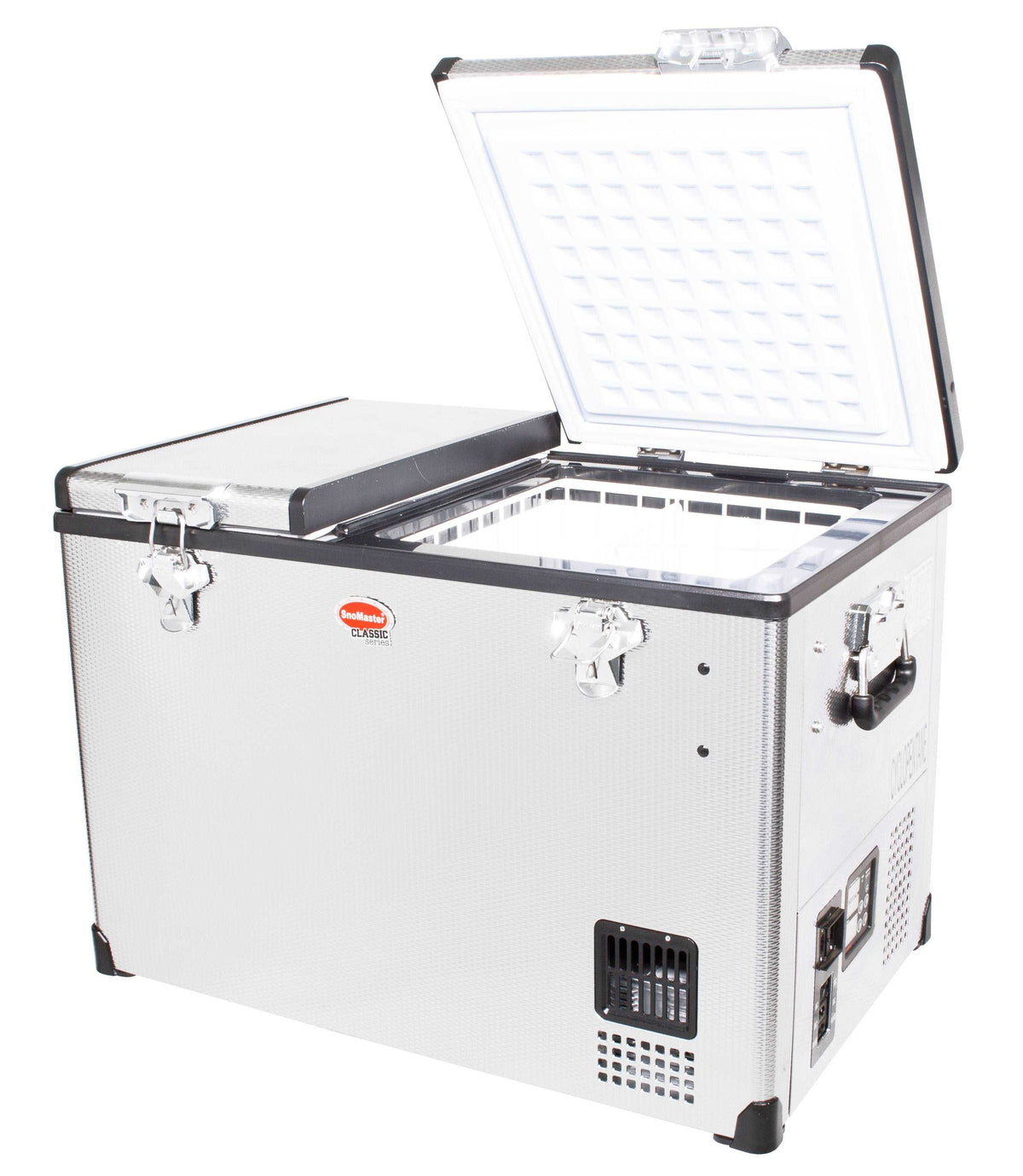 56L Dual Compartment Stainless Steel Fridge/Freezer AC/DC by Snomaster - Snomaster - SMDZ-CL56D