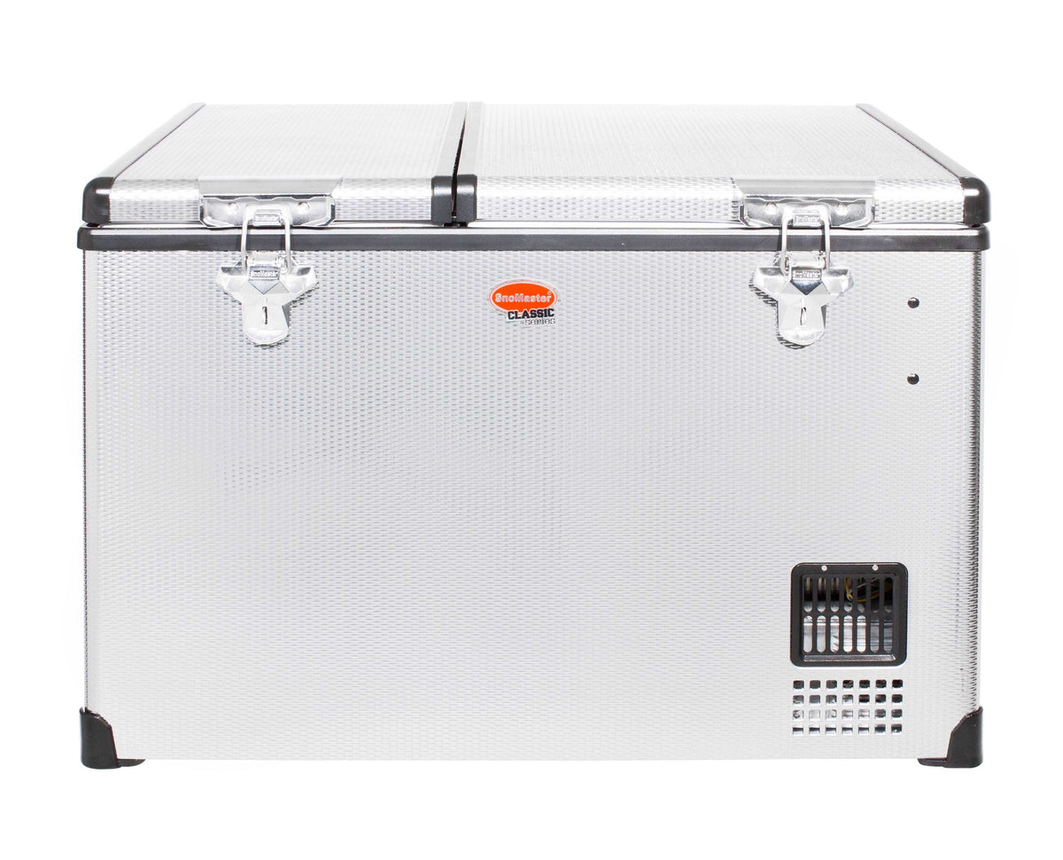 56L Dual Compartment Stainless Steel Fridge/Freezer AC/DC by Snomaster - Snomaster - SMDZ-CL56D