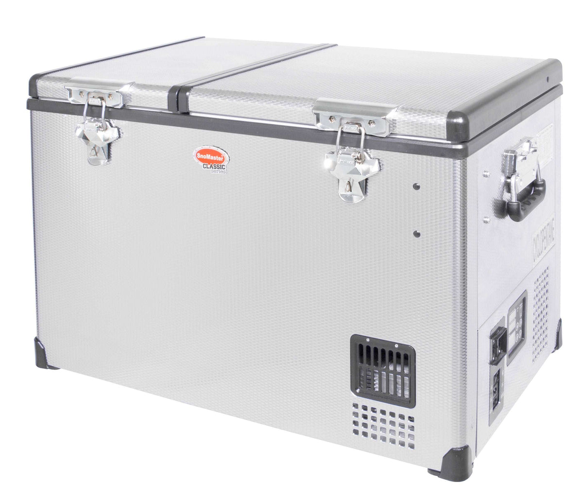 56L Dual Compartment Stainless Steel Fridge/Freezer AC/DC by Snomaster - Snomaster - SMDZ-CL56D