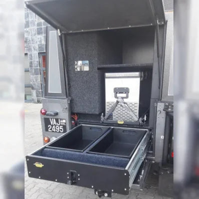 Single Drawer for Land Rover Defender Puma Double Cab by Big Country