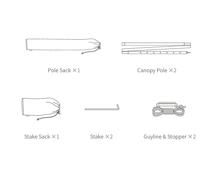 Canopy Poles 3.0 by iKamper