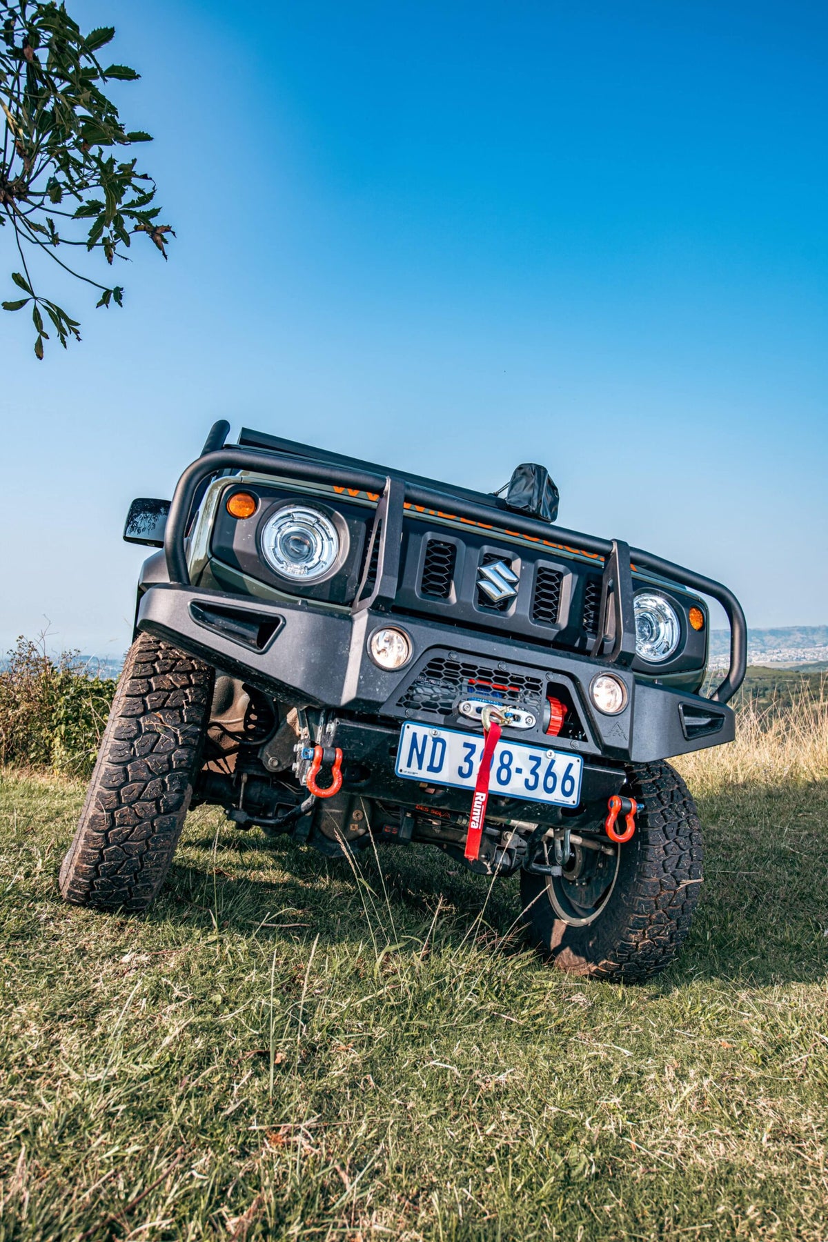 50mm Adjustable Overlanding Kit (Pack 3) EV1L50-ADJ Series for Suzuki Jimny Gen 4 by Des Sol