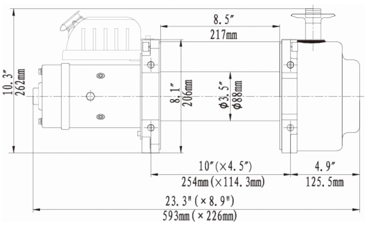 15,000lbs Runva Winch