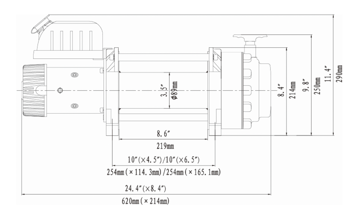 20,000lbs Runva Winch