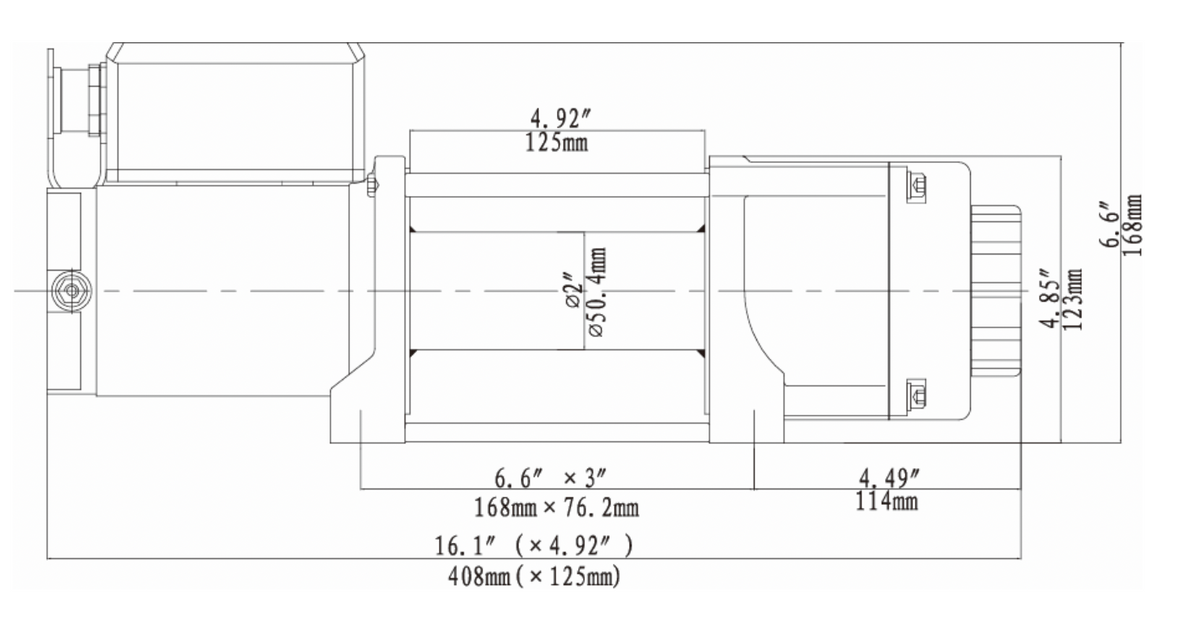 4500lbs Runva Winch