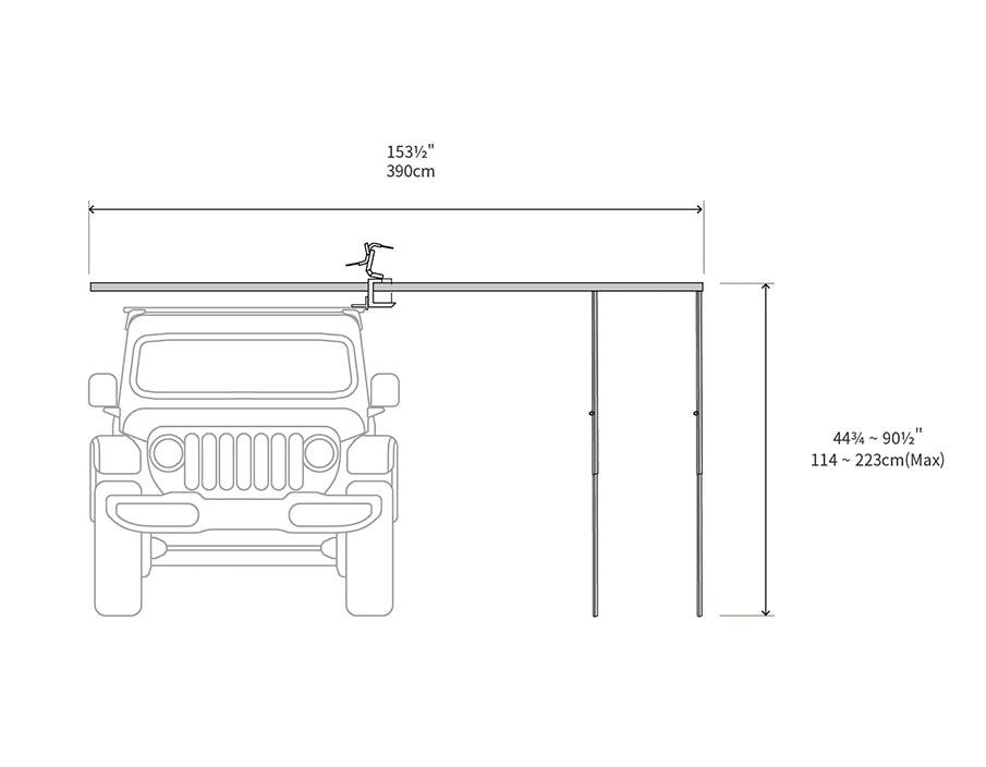 ExoShell 270 Awning by iKamper