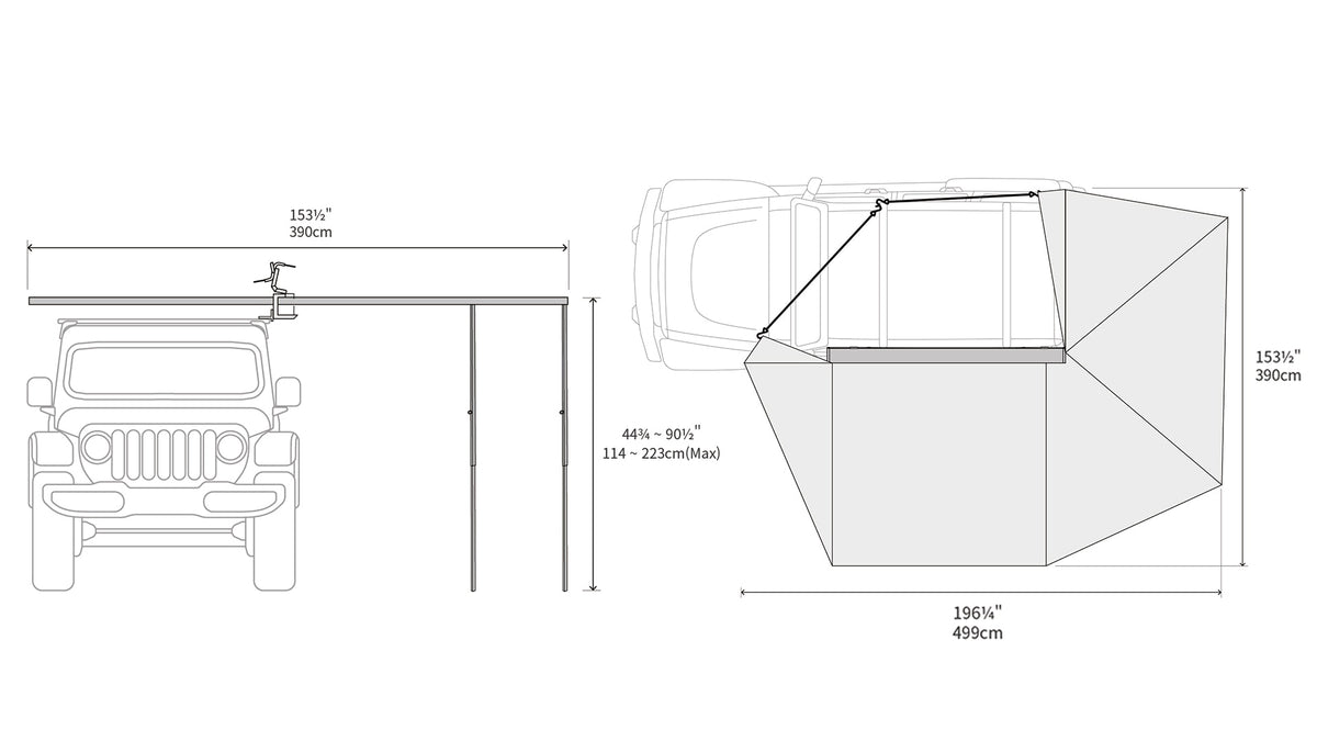 ExoShell 270 Awning by iKamper