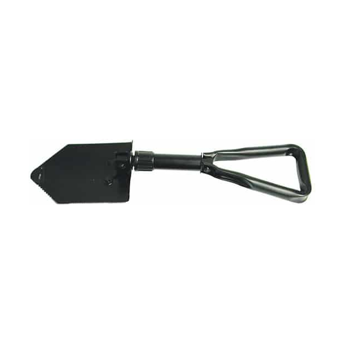 Folding shovel with bag