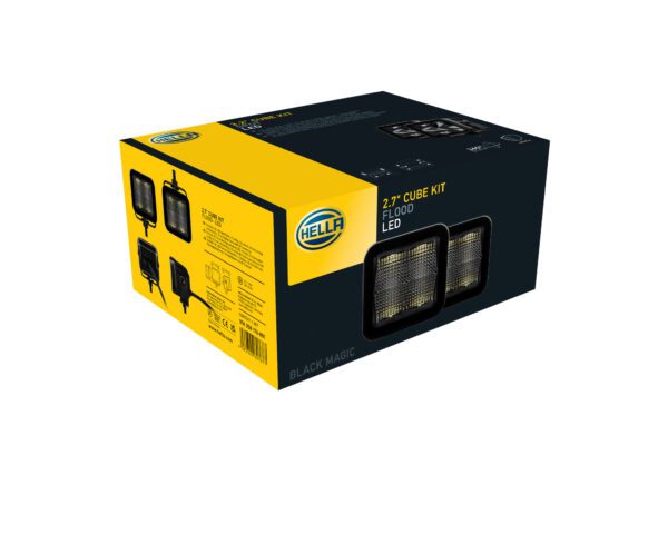 BLACK MAGIC LED CUBE KIT 2,7 (FLOOD) by Hella