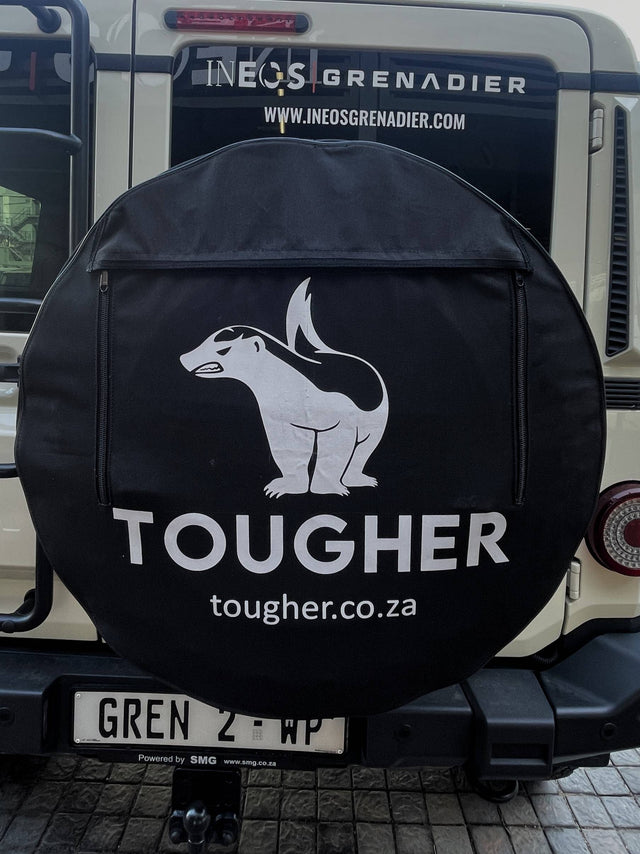 Tougher Ineos Grenadier spare wheel cover