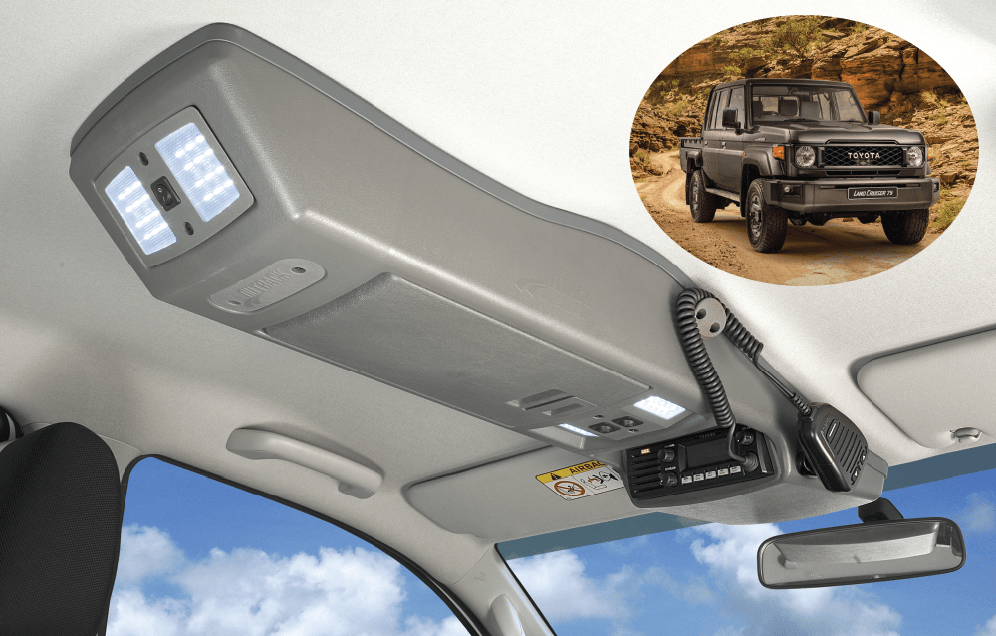 Roof Console Toyota Land Cruiser 79 Double Cab (2024 Onwards)