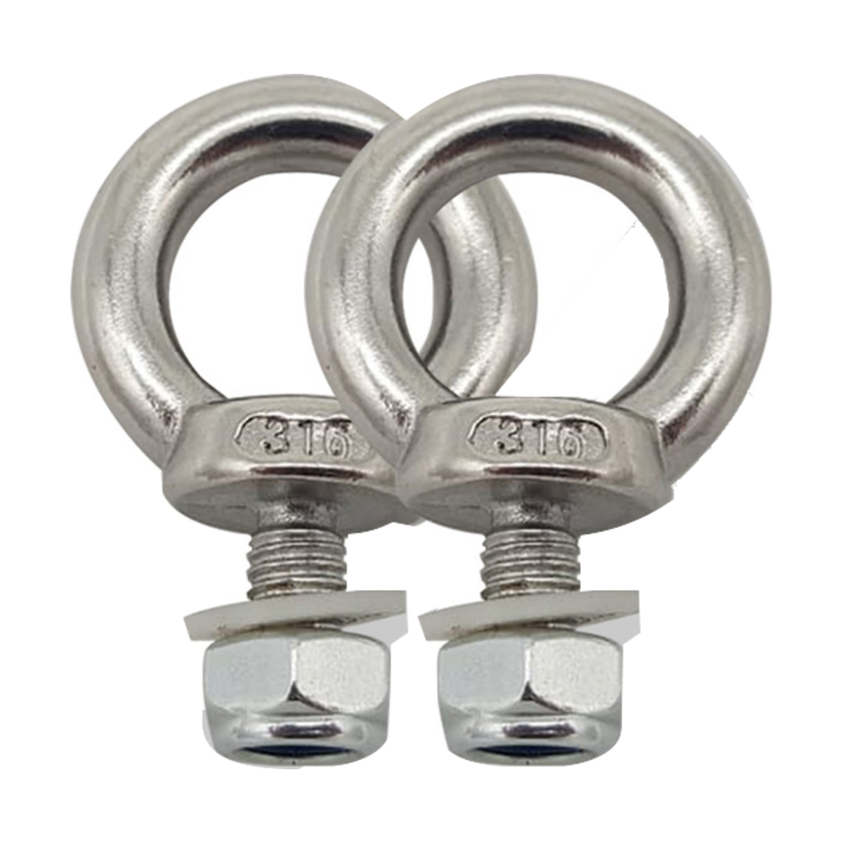 Des Sol stainless steel load securing eye bolt