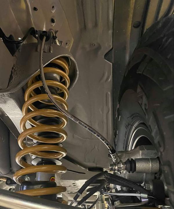 BRAKE HOSE BRAIDED KIT for Jimny Gen4 by Tough Dog