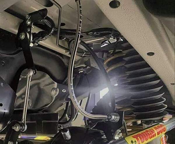BRAKE HOSE BRAIDED KIT for Jimny Gen4 by Tough Dog