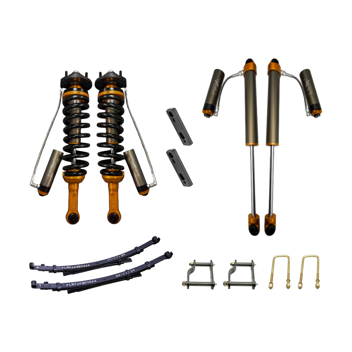 Des Sol EV1 Adjustable Overlanding suspension kit Pack 3 for Toyota Hilux