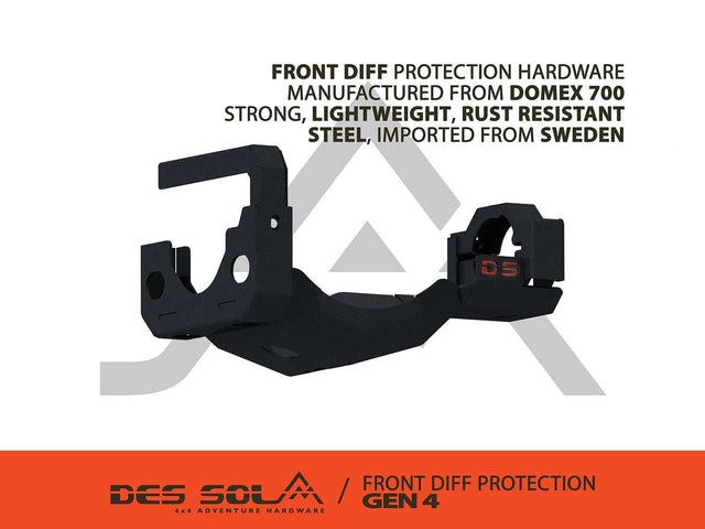 Front Differential Underbody Protection for Suzuki Jimny Gen 4 by Des Sol - Des Sol - DSJFDP-G4