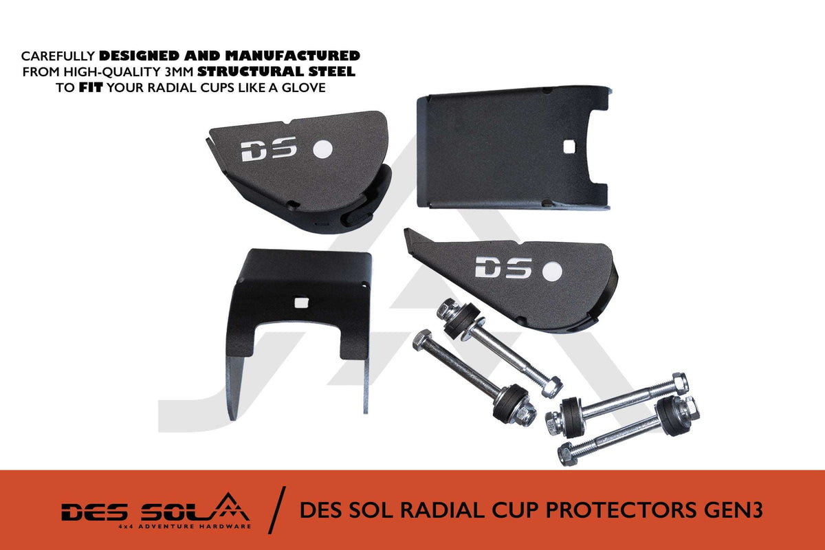 Radial Cup Protectors for Suzuki Jimny Gen 3 by Des Sol - Des Sol - DSJRCP-G3