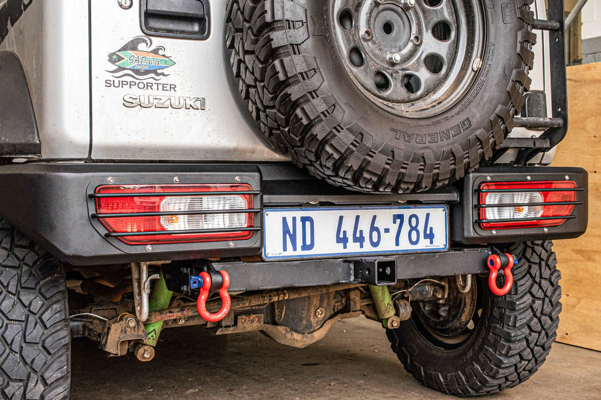 Rear Bumper and Tow Bar for Suzuki Jimny Gen 4 by Des Sol - Des Sol - DSJBR-G4