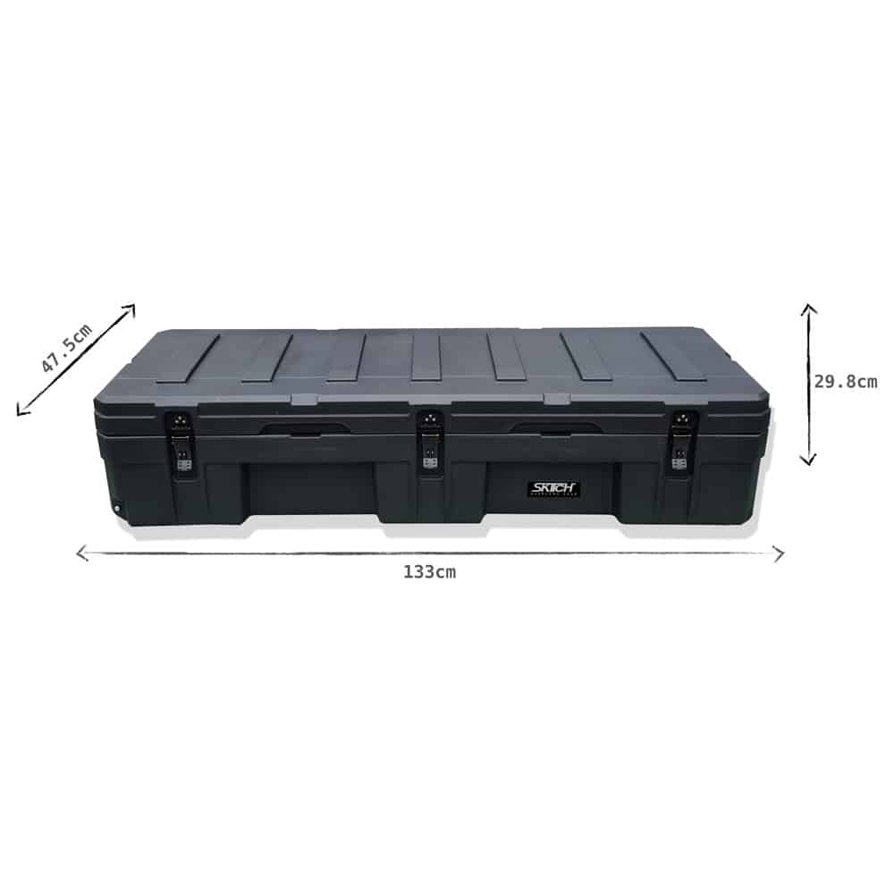 128L Rugged Cargo Box by Skitch Overland - Skitch Overland - HFR128V5-BLK