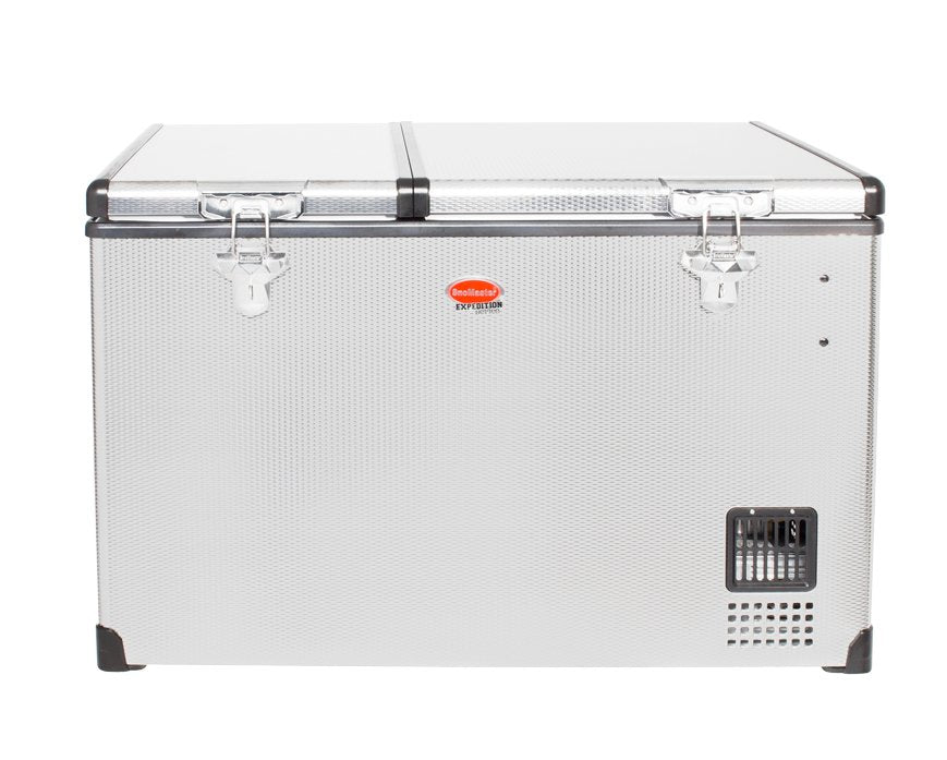 66L Dual Compartment Stainless Steel Fridge/Freezer AC/DC by