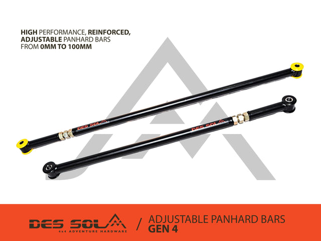 Adjustable HD Panhard Bars or Suzuki Jimny Gen 4 by Des Sol - Des Sol - DSJPHBF-G4