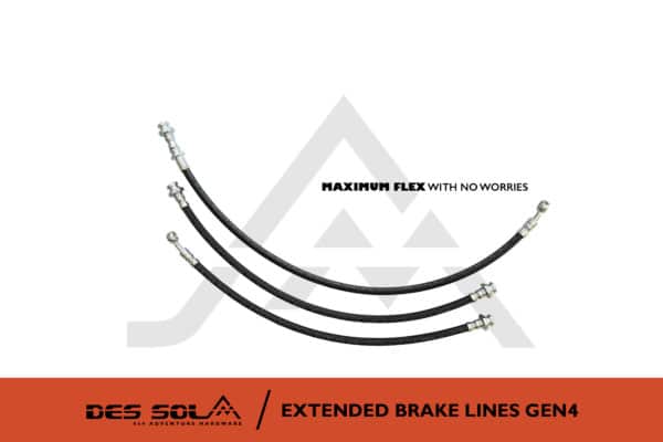 Extended Brake Hoses for Suzuki Jimny Gen 4 by Des Sol - Des Sol - DSJEBL-G4