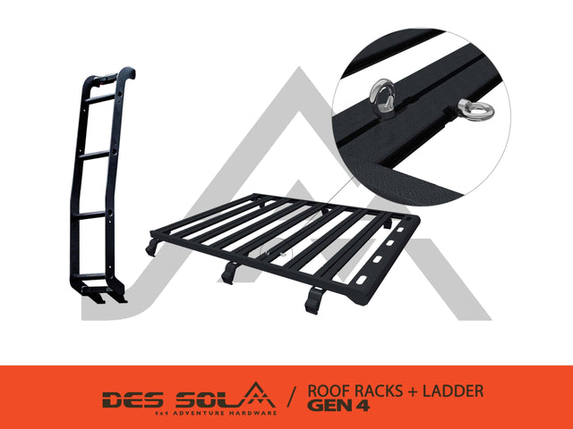 Rack-Tech Roof Rack and Ladder Combo for Suzuki Jimny Gen 4 by Des Sol - Des Sol - RR&LC