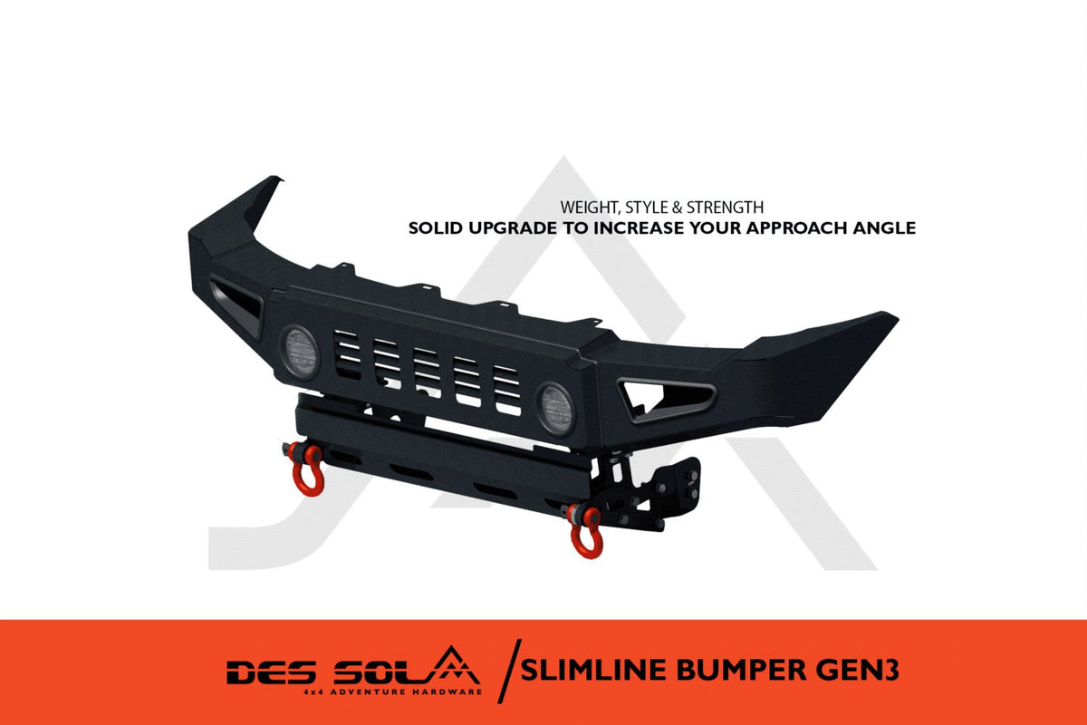 Slim-Line Bumper for Suzuki Jimny Gen 3 by Des Sol - Des Sol - DSJB08-01