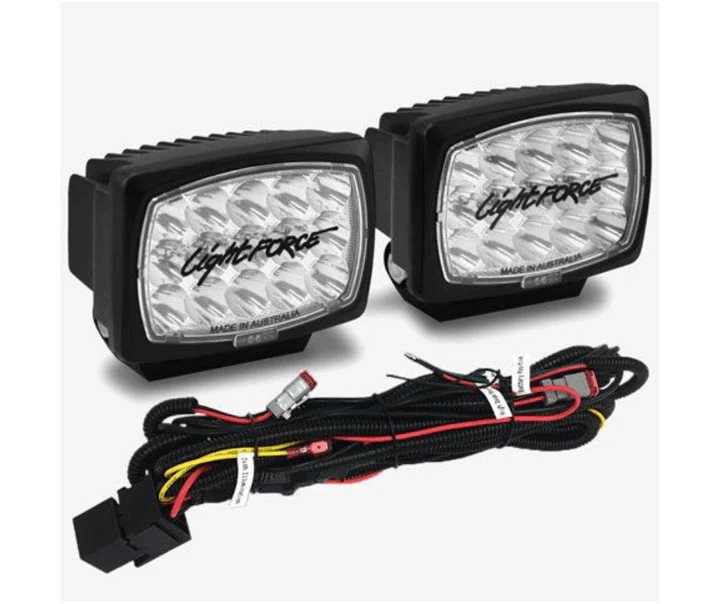 Striker 60W LED Rectangle Driving Light by Lightforce - Lightforce - STRIKERLEDPK